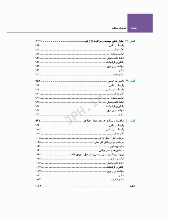 دوره 7جلدی اصول و مبانی پرستاری پاتروپری 2021