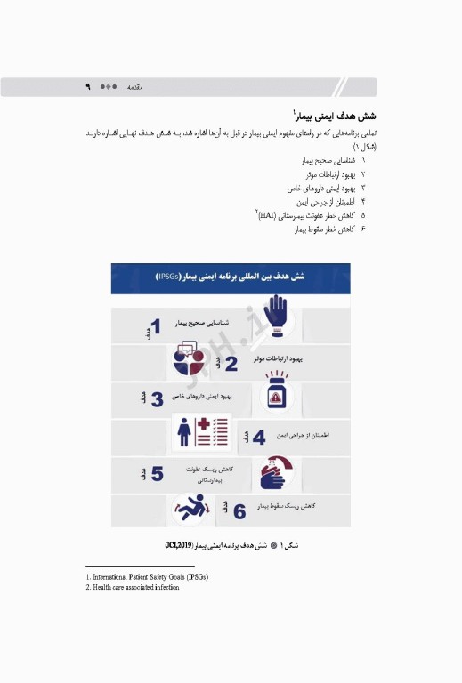 مفاهیم و شاخص‌های ایمنی بیمار