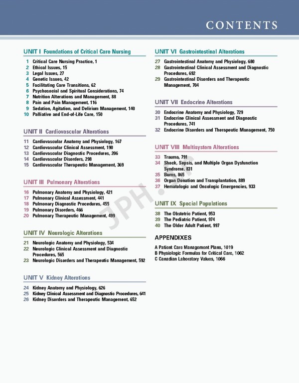 پرستاری مراقبت‌های ویژه تشخیص و مدیریت 2022 | Critical Care Nursing: Diagnosis and Management 9th edition
