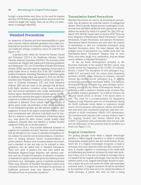 میکروبیولوژی برای تکنولوژیست‌ جراحی ویراست سوم 2022 | Microbiology for Surgical Technologists