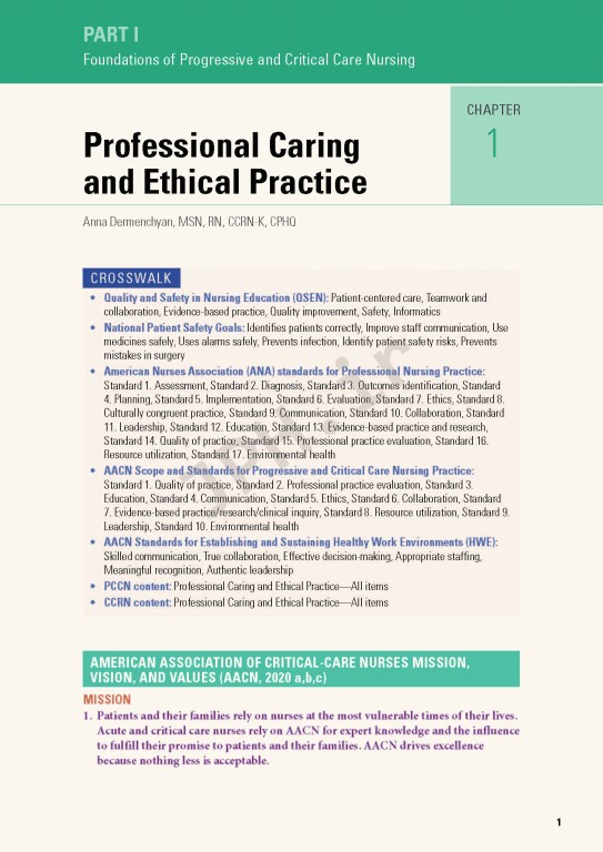 برنامه درسی اصلی AACN برای پرستاری مراقبت‌های ویژه و حیاتی 2022 | AACN Core Curriculum for Progressive and Critical Care Nursing