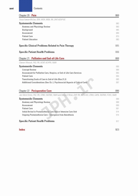 برنامه درسی اصلی AACN برای پرستاری مراقبت‌های ویژه و حیاتی 2022 | AACN Core Curriculum for Progressive and Critical Care Nursing