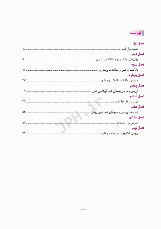 تفسیر پیشرفته نوار قلب ECG