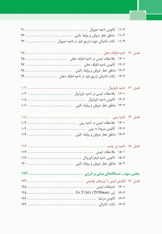 نواحی خطر صورت در پروسیجرهای زیبایی دکتر داوود رمزی