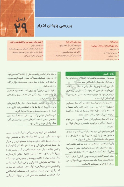 ادرار و دیگر مایعات بدن هنری دیویدسون 2022 دکتر عباس بهادر