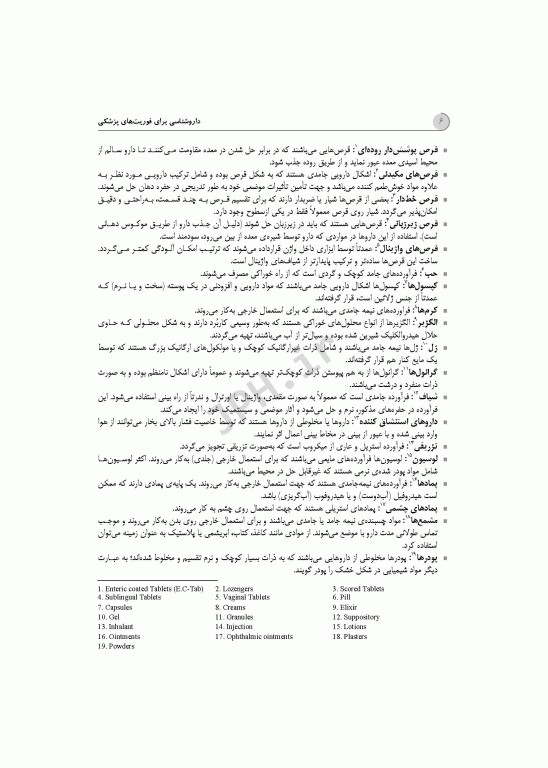 داروشناسی برای فوریت‌های پزشکی