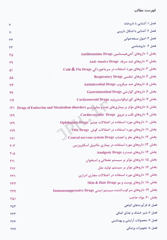 دانستنی‌های داروخانه (درسنامه جامع ویژه علاقمندان کار در داروخانه)