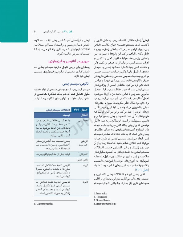 پرستاری داخلی و جراحی برونر و سودارث 2022 جلد7 ایمونولوژی