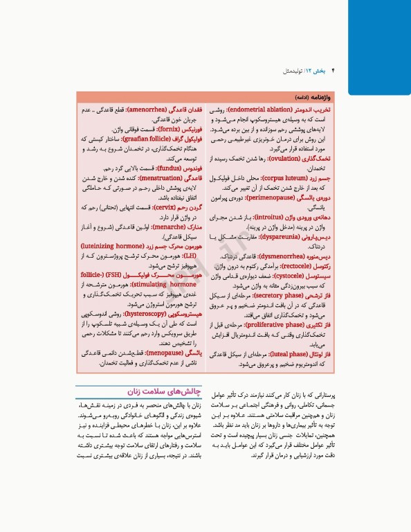 پرستاری داخلی و جراحی برونر و سودارث 2022 جلد12 تولید مثل