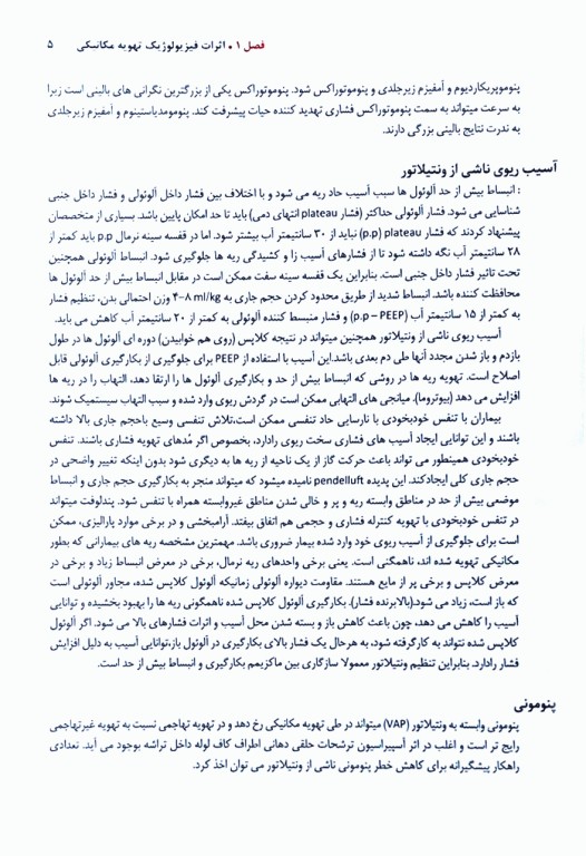 ضروریات تهویه مکانیکی دکتر مژگان مهاجری ایروانی