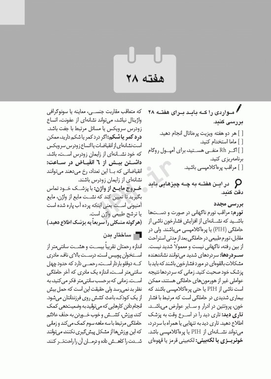 راهنمای کامل بارداری راهنمای هفته به هفته