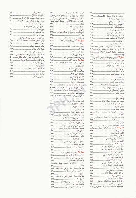 اصول مراقبتهای ویژه در ICU.CCU و دیالیز شیری و نیکروان