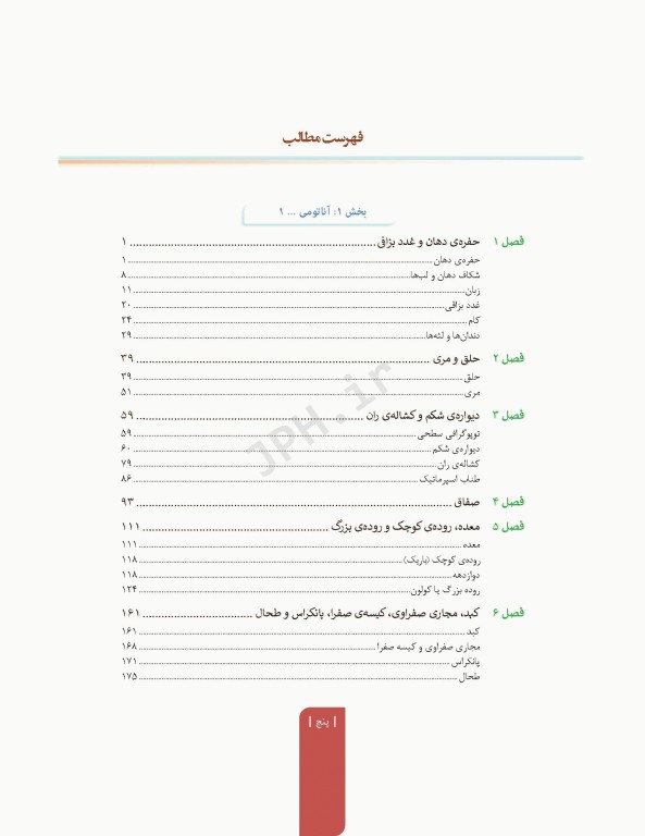 علوم تشریح برای دانشجویان پزشکی جلد6 دستگاه گوارش