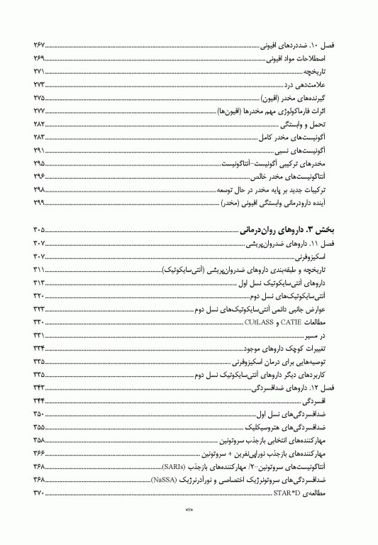 راهنمای جامع داروهای روانپزشکی و مواد مؤثر بر آن 2019