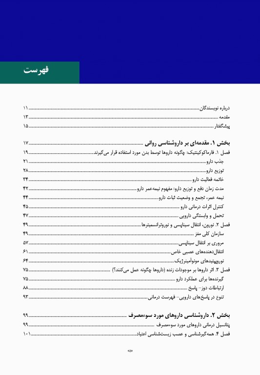 راهنمای جامع داروهای روانپزشکی و مواد مؤثر بر آن 2019