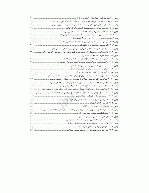 راهنمای جامع تصفیه فاضلاب‏‌های صنعتی و خطرناک قسمت دوم