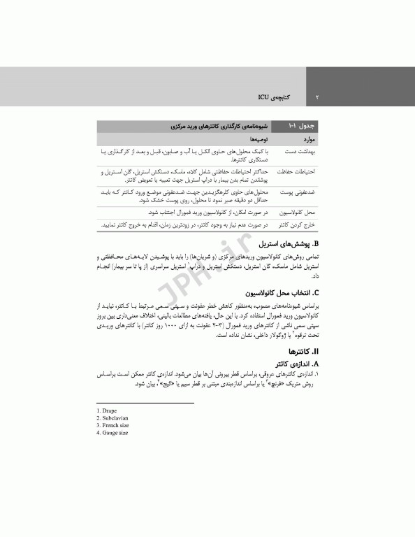 کتابچه ICU پل مارینو 2017