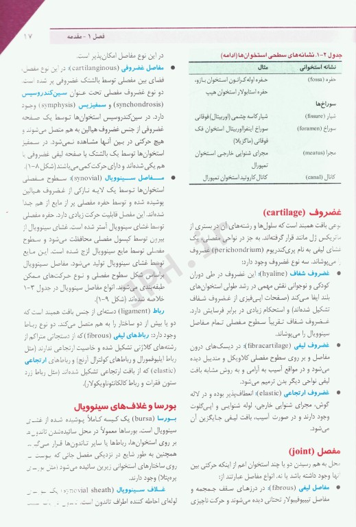 مرجع خلاصه QR آناتومی بالینی اسنل 2019