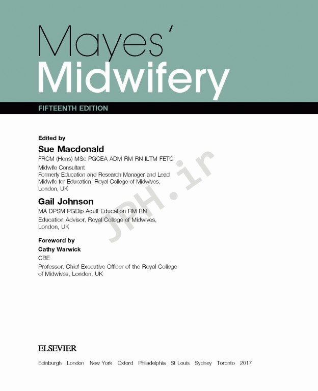 مامایی مایز 2018 | Mayes' Midwifery 15th edition