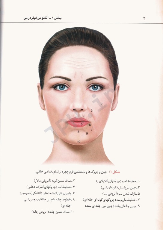 راهنمای کاربردی تزریق فیلر درمی ترجمه دکتر داوود رمزی