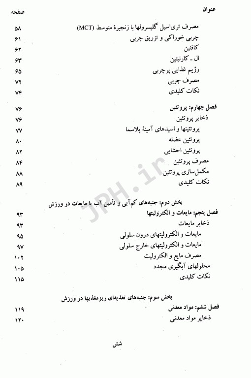 مبانی تغذیه ورزشی فرد برونس