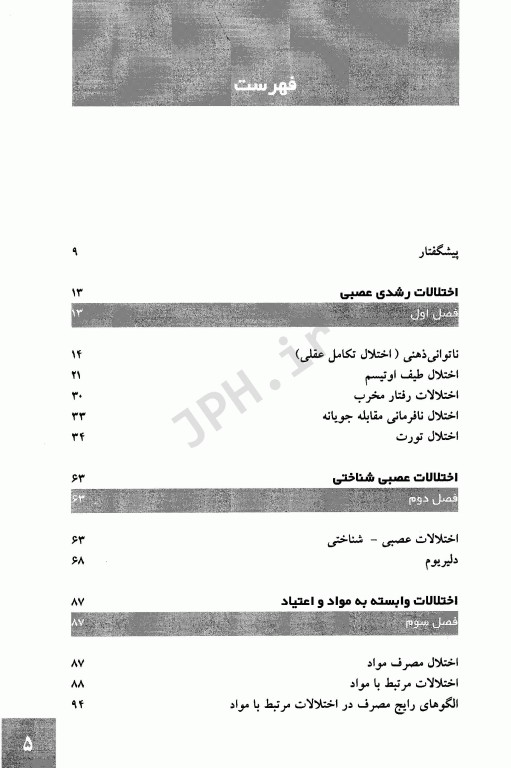 اختلالات روانپزشکی و مداخلات پرستاری مربوطه