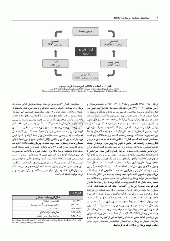 طبقه‌بندی پیامدهای پرستاری (NOC) سنجش پیامدهای سلامتی
