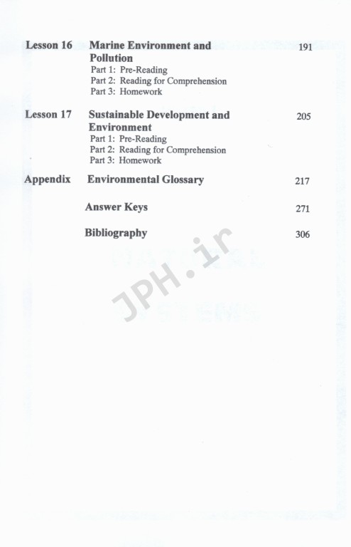 انگلیسی تخصصی محیط زیست دکتر جعفر نوری