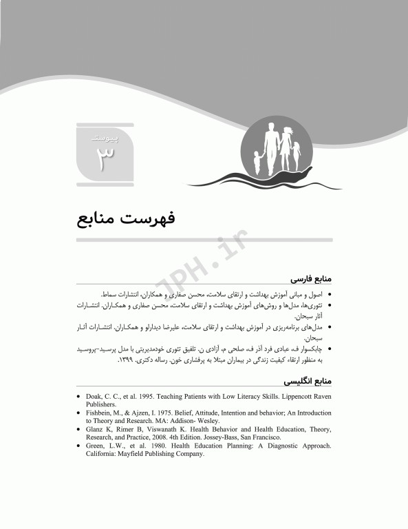 مرور سریع QRS نکات برتر تئوری‌ها و مدل‌های آموزش بهداشت و ارتقای سلامت