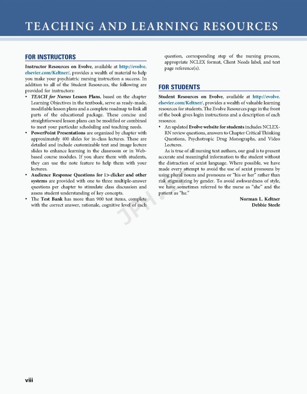 روان پرستاری کلتنر 2019 | Psychiatric Nursing 8th Edition