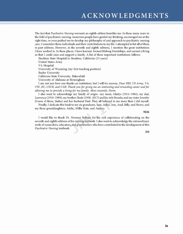 روان پرستاری کلتنر 2019 | Psychiatric Nursing 8th Edition