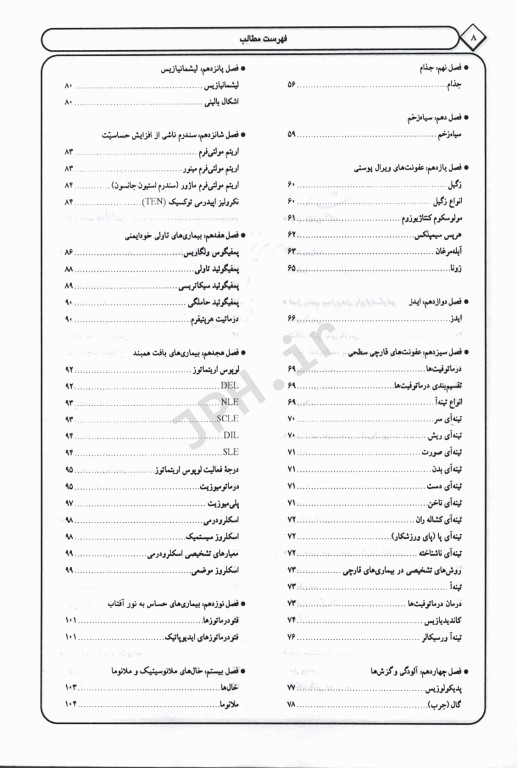 الگوریتم بیماریهای شایع پوست