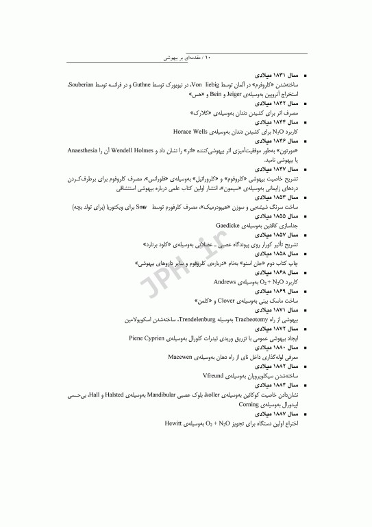 مقدمه‌ای بر بیهوشی