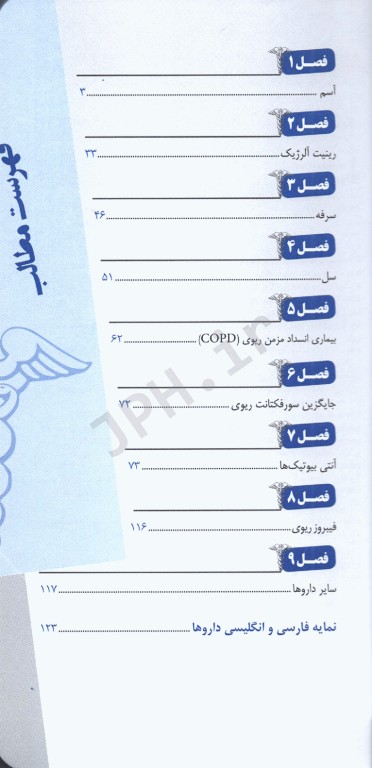 ایران فارما دستنامه جامع داروهای رسمی ایران داروهای ریه