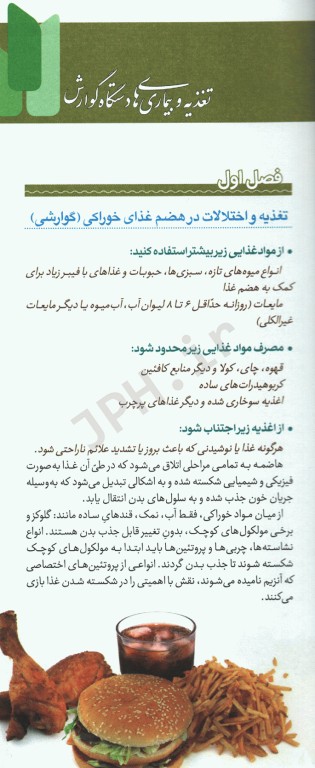 فرهنگ تغذیه و رژیم درمانی جلد2 بیماری‌های دستگاه گوارش