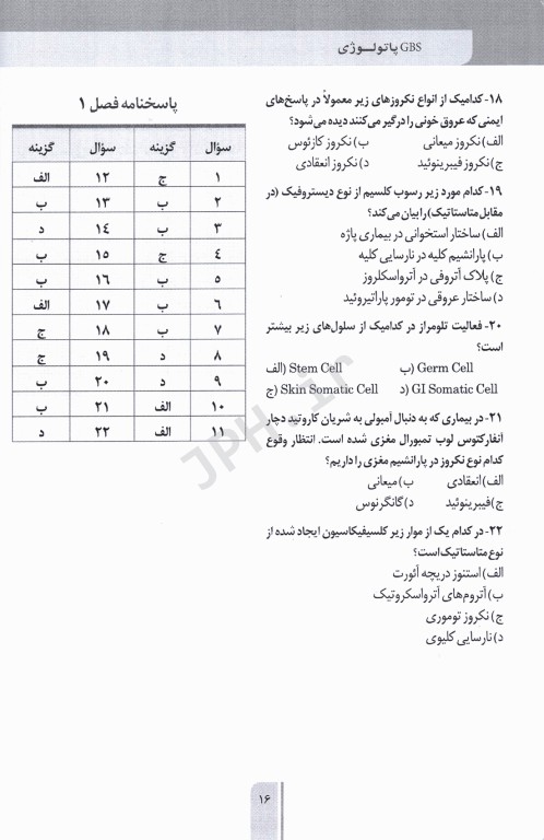 خلاصه GBS پاتولوژی عمومی رابینز