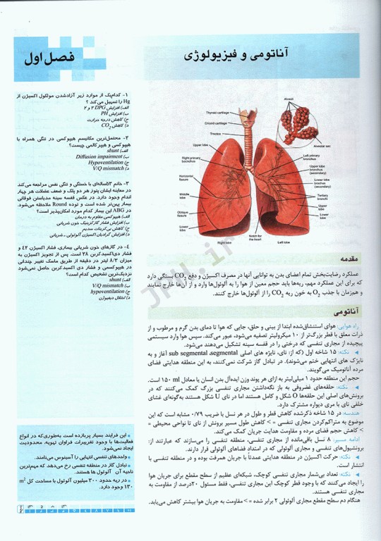 آسان آموز پزشکی abc medicine درس آزمون بیماری‌های تنفس