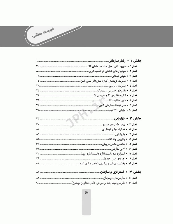 مدل‌های کلیدی MBA