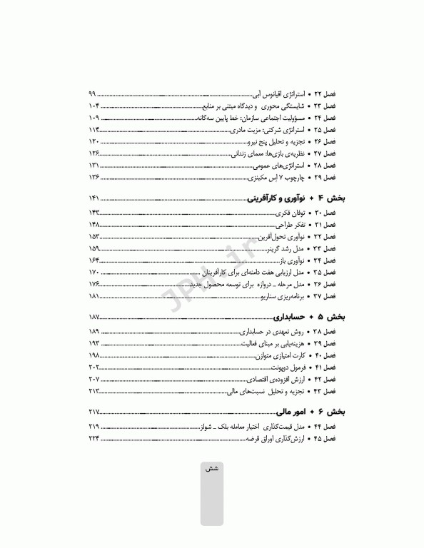 مدل‌های کلیدی MBA