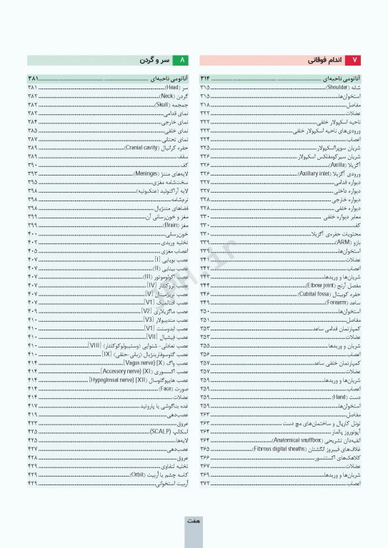 چکیده جامع آناتومی پایه گری برا‌ی دانشجویان 2023