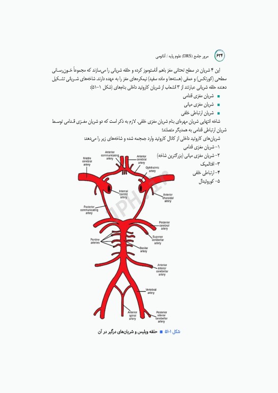 مرور جامع DRS علوم پایه پزشکی آناتومی