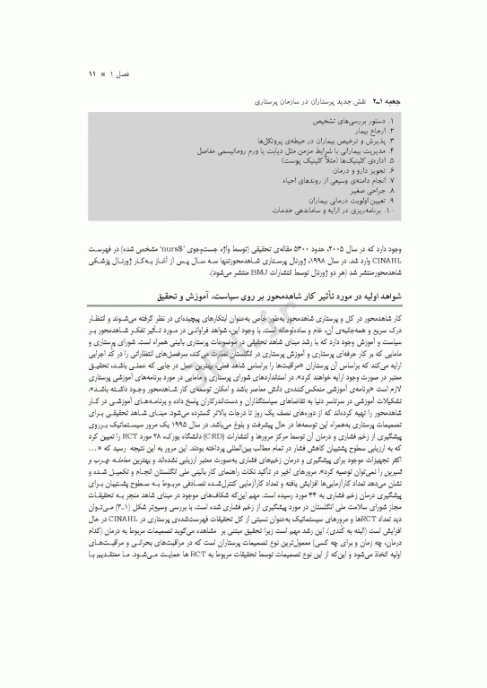 پرستاری شاهد محور