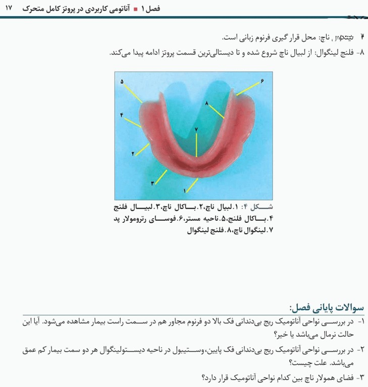 اصول و مبانی کاربردی در ساخت پروتز کامل