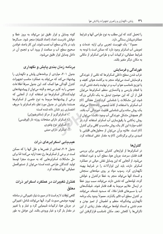 پایش، نگهداری و راهبری تجهیزات پالایش هوا