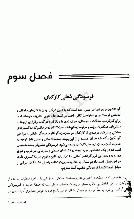 بهداشت روانی در محیط کار پروفسور ساعتچی