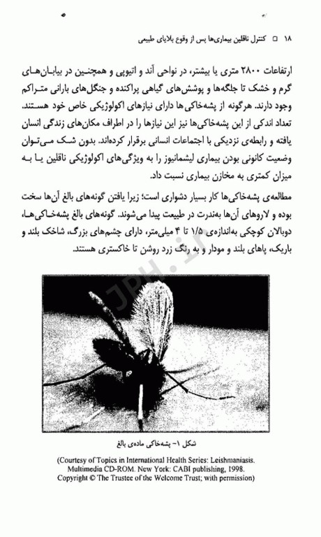 کنترل ناقلین بیماری‌ها پس از وقوع بلایای طبیعی