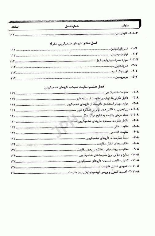 مکانیسم عملکرد و مقاومت داروهای ضد میکروبی