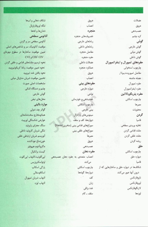 آناتومی گری برای دانشجویان 2024 ترجمه دکتر حسن‌زاده جلد سوم سر و گردن