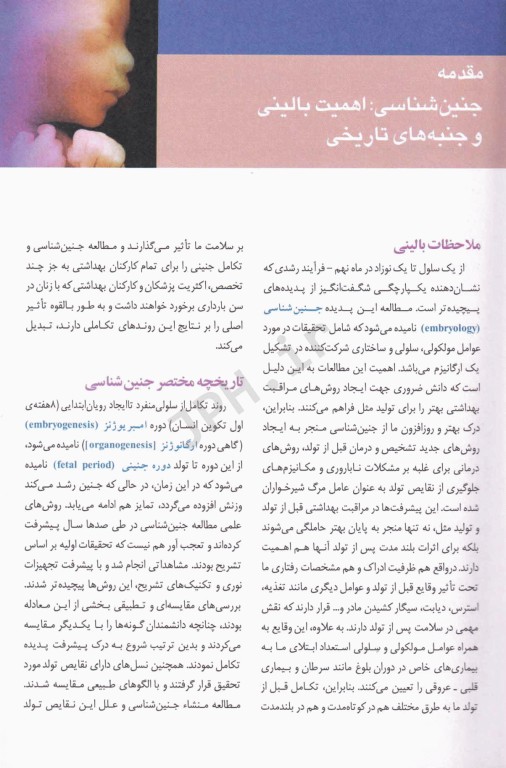 جنین‌شناسی پزشکی لانگمن 2023 دکتر عمیدی جلد شومیز