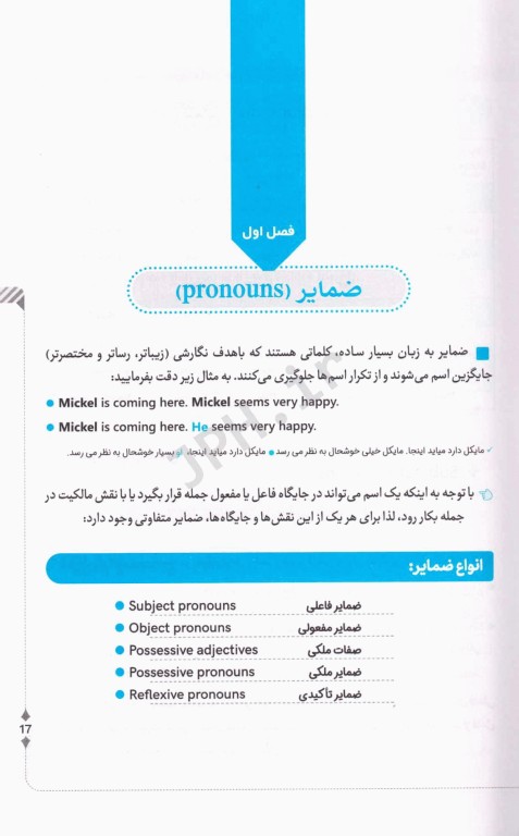 گرامر جامع آزمون‌های زبان ارشد و دکتری مهاجرنیا